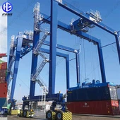 Elektrisk gummitrött portalkran